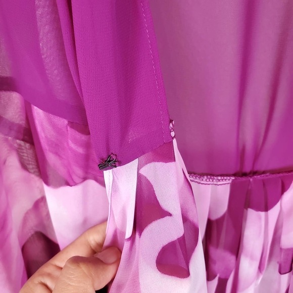 Simonton Says Floral Swim Wear Front Closure Watercolor Cover Up SALE - Picture 4 of 13